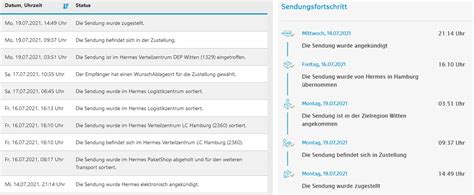 hermes sendung verfolgen